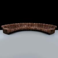 Berger, Peduzzi-Riva & Ulrich DS 600 NON-STOP Sofa & De Sede Armchair - Sold for $12,160 on 10-26-2024 (Lot 32).jpg